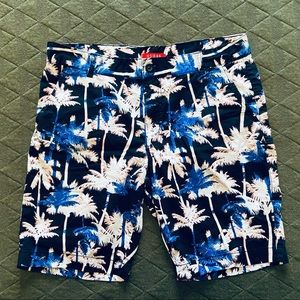 GUESS Palm Tree Los Angeles Mens US 34 Shorts/Swim Trunks